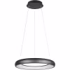 HLW LED Metalen Zwarte LED Hanglamp 38W - Dimbaar & Kleurinstelbaar, Trion Kardo HLW LED Metalen Zwarte LED Hanglamp 38W - Dimbaar & Kleurinstelbaar, Trion Kardo