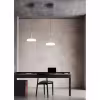 moderne dimbare metalen hanglamp in coffee kleur met warm wit 10W led verlichting moderne dimbare metalen hanglamp in coffee kleur met warm wit 10W led verlichting