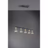 HLW LED Black & Gold LED Pendant Lamp Trion Zuncka - 5-light E27, Rectangular HLW LED Black & Gold LED Pendant Lamp Trion Zuncka - 5-light E27, Rectangular