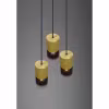 HLW LED Gouden LED Hanglamp Trion Roba - 3-lichts Rond Mat Goud Aluminium, E27 HLW LED Gouden LED Hanglamp Trion Roba - 3-lichts Rond Mat Goud Aluminium, E27