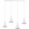 HLW LED LED Hanglamp Trion Ewomi - Witte 4-lichts LED Hanglamp met E27 Fitting HLW LED LED Hanglamp Trion Ewomi - Witte 4-lichts LED Hanglamp met E27 Fitting