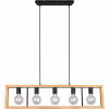 HLW LED LED Hanglamp - Zwarte LED Hanglamp Trion Aplon, 4-lichts Aluminium, In hoogte verstelbaar HLW LED LED Hanglamp - Zwarte LED Hanglamp Trion Aplon, 4-lichts Aluminium, In hoogte verstelbaar