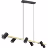 HLW LED Zwarte & Gouden LED Hanglamp Trion Milona - 6-lichts, GU10 fitting, aluminium HLW LED Zwarte & Gouden LED Hanglamp Trion Milona - 6-lichts, GU10 fitting, aluminium