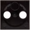KOPP KOPP Athenis HK07 coax cover plate TV/radio matte black KOPP KOPP Athenis HK07 coax cover plate TV/radio matte black
