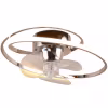 HLW LED 38W LED ceiling fan chrome – dimmable, 4400 lm HLW LED 38W LED ceiling fan chrome – dimmable, 4400 lm