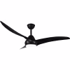 HLW LED Trion Alasin LED ceiling fan Ø115 cm black, dimmable HLW LED Trion Alasin LED ceiling fan Ø115 cm black, dimmable