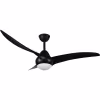 HLW LED Trion Alasin LED ceiling fan Ø115 cm black, dimmable HLW LED Trion Alasin LED ceiling fan Ø115 cm black, dimmable