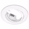 HLW LED 6W LED Spot Set - Tiltable Round Recessed Spotlight Matte White with GU10 Fitting