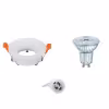 Dimbare LED inbouwspot GU10 3,4W 4000K Ø75 mm Set Lichtbronnen Dimbare LED inbouwspot GU10 3,4W 4000K Ø75 mm Set Lichtbronnen