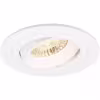 HLW LED LED Spot Set 6W - Pragmi Alpin Pro Tiltable Round Recessed Spotlight Matt White 4200K HLW LED LED Spot Set 6W - Pragmi Alpin Pro Tiltable Round Recessed Spotlight Matt White 4200K