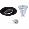 Dimbare inbouwspot GU10 3,4W 4000K Mat Zwart Lichtbronnen Dimbare inbouwspot GU10 3,4W 4000K Mat Zwart Lichtbronnen