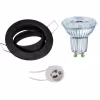 4W GU10 LED inbouwspot 4000K mat zwart kantelbaar dimbaar Lichtbronnen 4W GU10 LED inbouwspot 4000K mat zwart kantelbaar dimbaar Lichtbronnen