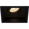 HLW LED 6W LED Spot Set - Tiltable Square Recessed Spot Light Matte Black & White Spot
