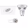 LED inbouwspot vierkant GU10 4W 4000K dimbaar Lichtbronnen LED inbouwspot vierkant GU10 4W 4000K dimbaar Lichtbronnen