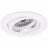 Witte kantelbare LED inbouwspot met GU10 fitting 3.5W 275 lumen 4000K neutraal wit licht