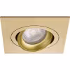 mat gouden ronde LED inbouwspot GU10 3,5W 275lm 4000K kantelbaar mat gouden ronde LED inbouwspot GU10 3,5W 275lm 4000K kantelbaar
