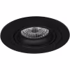 HLW LED LED Spot Set - Tiltable Round Recessed Spotlight 4W LED, Matte Black, Warm White HLW LED LED Spot Set - Tiltable Round Recessed Spotlight 4W LED, Matte Black, Warm White