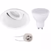 LED Inbouwspot Kantelbaar 6W GU10 Mat Wit - 440lm Lichtbronnen LED Inbouwspot Kantelbaar 6W GU10 Mat Wit - 440lm Lichtbronnen