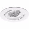 Kantelbare mat witte 8W LED inbouwspot met GU10 fitting en koel wit licht van 6400K Kantelbare mat witte 8W LED inbouwspot met GU10 fitting en koel wit licht van 6400K