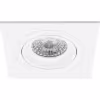 HLW LED 8W LED Spot Set - Kantelbare Vierkante Inbouwspot Mat Wit met GU10 Fitting HLW LED 8W LED Spot Set - Kantelbare Vierkante Inbouwspot Mat Wit met GU10 Fitting