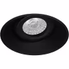 Mat zwarte LED inbouwspot 6W met GU10 fitting, kantelbaar en warm wit licht 3000K Mat zwarte LED inbouwspot 6W met GU10 fitting, kantelbaar en warm wit licht 3000K