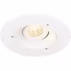HLW LED LED Spotlight Set 8W - Tiltable White Round Recessed Spotlight with GU10 Fitting HLW LED LED Spotlight Set 8W - Tiltable White Round Recessed Spotlight with GU10 Fitting
