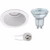 Dimbare LED inbouwspot 3,4W 3000K 230lm GU10 Lichtbronnen Dimbare LED inbouwspot 3,4W 3000K 230lm GU10 Lichtbronnen