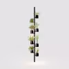 Zwart aluminium greenwall-systeem met 8 PlantPods en 6 geïntegreerde 5W full-spectrum LED-groeilampen Zwart aluminium greenwall-systeem met 8 PlantPods en 6 geïntegreerde 5W full-spectrum LED-groeilampen