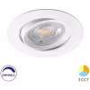 Witte ronde LED inbouwspot 7W dimbaar met koel wit licht 6500K en 630 lumen Witte ronde LED inbouwspot 7W dimbaar met koel wit licht 6500K en 630 lumen