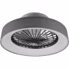 HLW LED LED Ceiling Light with Fan - Ceiling Fan - Trion Farali - 30W - Adjustable Color - Remote Control - Dimmable - Round - Matte Gray - Plastic HLW LED LED Ceiling Light with Fan - Ceiling Fan - Trion Farali - 30W - Adjustable Color - Remote Control - Dimmable - Round - Matte Gray - Plastic