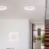 ronde mat witte LED plafondlamp 20W met warm wit licht 3000K en 2600 lumen, Ø35 cm ronde mat witte LED plafondlamp 20W met warm wit licht 3000K en 2600 lumen, Ø35 cm