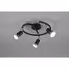 HLW LED LED Plafondspot - Trion Pamo - GU10 Fitting - 3-lichts - Rond - Mat Zwart - Aluminium HLW LED LED Plafondspot - Trion Pamo - GU10 Fitting - 3-lichts - Rond - Mat Zwart - Aluminium