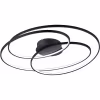 Trion Gilo LED plafondlamp Ø80cm mat zwart 50W 3000K Verlichting per ruimte Trion Gilo LED plafondlamp Ø80cm mat zwart 50W 3000K Verlichting per ruimte