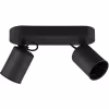 HLW LED LED Ceiling Spotlight - Trion Pirlo - GU10 Fitting - 2-light - Rectangular - Matte Black - Aluminum HLW LED LED Ceiling Spotlight - Trion Pirlo - GU10 Fitting - 2-light - Rectangular - Matte Black - Aluminum