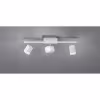 mat witte LED plafondspot met drie lichtpunten 12W 3000K warm wit licht mat witte LED plafondspot met drie lichtpunten 12W 3000K warm wit licht