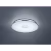 HLW LED LED Plafondlamp - Trion Osirina - 100W - Aanpasbare Kleur - Dimbaar - Afstandsbediening - Rond - Glans Chroom - Kunststof HLW LED LED Plafondlamp - Trion Osirina - 100W - Aanpasbare Kleur - Dimbaar - Afstandsbediening - Rond - Glans Chroom - Kunststof