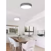 HLW LED LED Ceiling Lamp - Ceiling Lighting - Trion Lanago - 42W - Adjustable Color - Remote Control - Dimmable - Round - Matte White - Textile