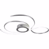 HLW LED LED Plafondlamp - Plafondverlichting - Trion Jivino - 48W - Aanpasbare Kleur - Dimbaar - Rond - Mat Nikkel - Aluminium HLW LED LED Plafondlamp - Plafondverlichting - Trion Jivino - 48W - Aanpasbare Kleur - Dimbaar - Rond - Mat Nikkel - Aluminium