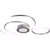 HLW LED LED Plafondlamp - Plafondverlichting - Trion Jivino - 48W - Aanpasbare Kleur - Dimbaar - Rond - Mat Nikkel - Aluminium HLW LED LED Plafondlamp - Plafondverlichting - Trion Jivino - 48W - Aanpasbare Kleur - Dimbaar - Rond - Mat Nikkel - Aluminium