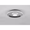 HLW LED LED Ceiling Light - Bathroom Light - Trion Asmaya - Surface Mounted Round 35W - Splashproof IP44 - Dimmable - Warm White 3000K - Matte Chrome - Aluminum HLW LED LED Ceiling Light - Bathroom Light - Trion Asmaya - Surface Mounted Round 35W - Splashproof IP44 - Dimmable - Warm White 3000K - Matte Chrome - Aluminum