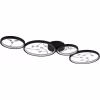 HLW LED LED Plafondlamp - Plafondverlichting - Trion Moovy - 37W - Warm Wit 3000K - Dimbaar - Rechthoek - Mat Zwart - Aluminium HLW LED LED Plafondlamp - Plafondverlichting - Trion Moovy - 37W - Warm Wit 3000K - Dimbaar - Rechthoek - Mat Zwart - Aluminium