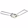HLW LED LED Plafondlamp - Plafondverlichting - Trion Tiger - 30W - Aanpasbare Kleur - Afstandsbediening - Dimbaar - Rechthoek - Mat Nikkel - Aluminium HLW LED LED Plafondlamp - Plafondverlichting - Trion Tiger - 30W - Aanpasbare Kleur - Afstandsbediening - Dimbaar - Rechthoek - Mat Nikkel - Aluminium