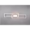 HLW LED LED Plafondlamp - Plafondverlichting - Trion Tiger - 30W - Aanpasbare Kleur - Afstandsbediening - Dimbaar - Rechthoek - Mat Nikkel - Aluminium HLW LED LED Plafondlamp - Plafondverlichting - Trion Tiger - 30W - Aanpasbare Kleur - Afstandsbediening - Dimbaar - Rechthoek - Mat Nikkel - Aluminium