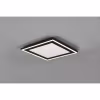 HLW LED LED Ceiling Lamp - Ceiling Lighting - Trion Coman - 24.5W - Warm White 3000K - Square - Matte Black - Plastic HLW LED LED Ceiling Lamp - Ceiling Lighting - Trion Coman - 24.5W - Warm White 3000K - Square - Matte Black - Plastic