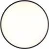 rond mat zwarte LED plafondlamp met 34W vermogen en warm wit licht van 3000K, diameter 50 cm rond mat zwarte LED plafondlamp met 34W vermogen en warm wit licht van 3000K, diameter 50 cm