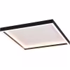 vierkante mat zwarte LED plafondlamp 20W met warm wit licht 3000K en 2600 lumen vierkante mat zwarte LED plafondlamp 20W met warm wit licht 3000K en 2600 lumen