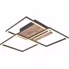 HLW LED LED Ceiling Light - Ceiling Lighting - Trion Libo - 27W - Adjustable Color - Square - Brown - MDF HLW LED LED Ceiling Light - Ceiling Lighting - Trion Libo - 27W - Adjustable Color - Square - Brown - MDF