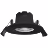 HLW LED LED Inbouwspot - Brinton - 7W 630lm 38D - IP54 Waterdicht - 840 Natuurlijk Wit 4000K - Rond - Zwart HLW LED LED Inbouwspot - Brinton - 7W 630lm 38D - IP54 Waterdicht - 840 Natuurlijk Wit 4000K - Rond - Zwart