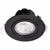 HLW LED LED Inbouwspot - Brinton - 7W 630lm 38D - Dimbaar - 830 Warm Wit 3000K - Rond - Zwart HLW LED LED Inbouwspot - Brinton - 7W 630lm 38D - Dimbaar - 830 Warm Wit 3000K - Rond - Zwart