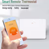 Smartlife Domotica Smart Zigbee Opbouw Thermostaat | Touchscreen | Voor C.V.-Installatie | Programmeerbaar | Tuya App | Google Home & Alexa | Zwart